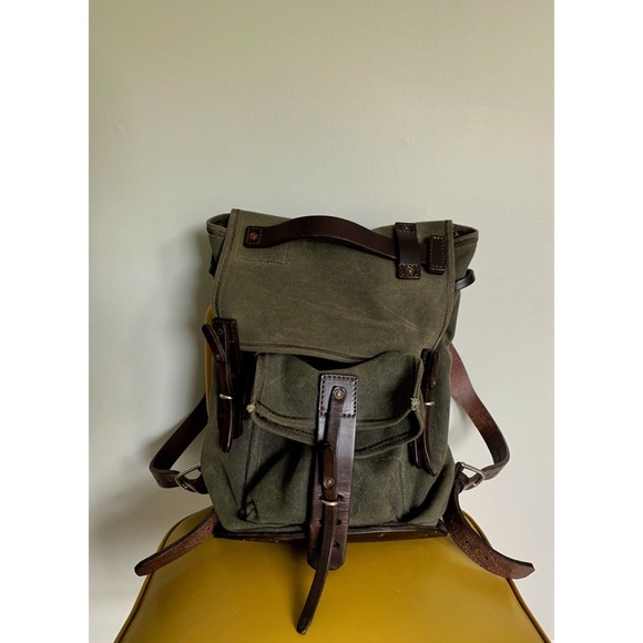 saddleback canvas backpack